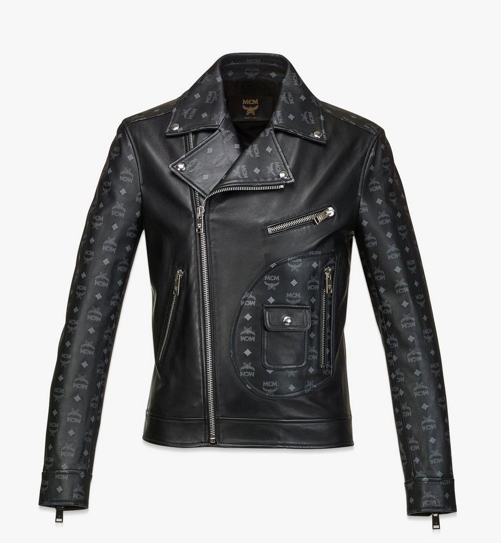 Men’s Upcycling Project Monogram Leather Jacket 1